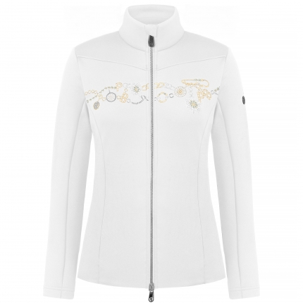 Polaire   soft shell Poivre blanc Hybrid fleece jacket
