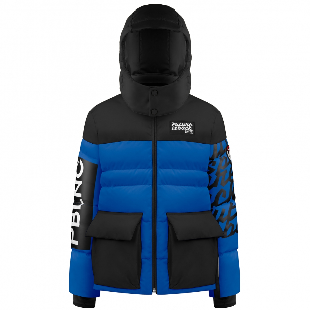 Synthetic down skijacket